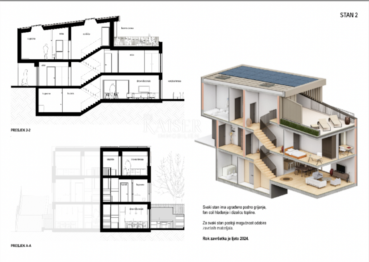 Appartamento Kostrena, 198m2