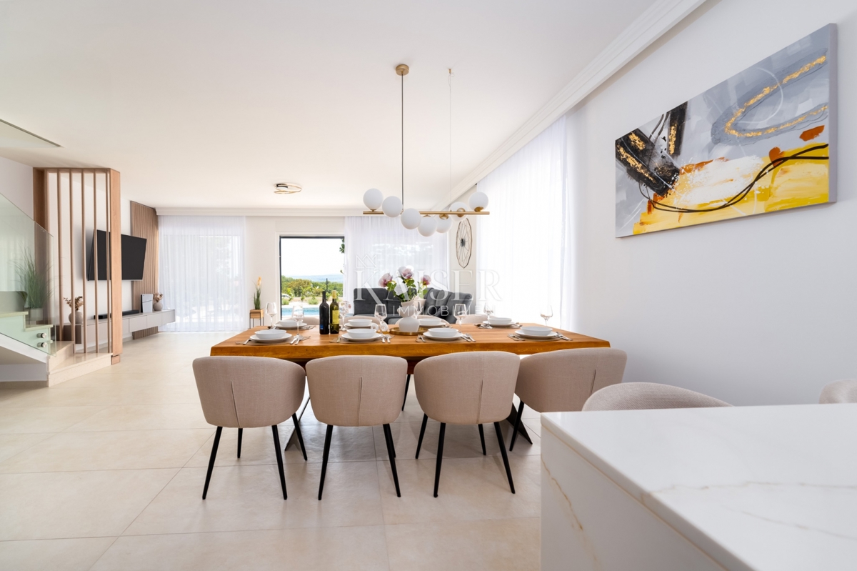 Isola di Krk, Castelmuschio - casa bifamiliare di lusso A