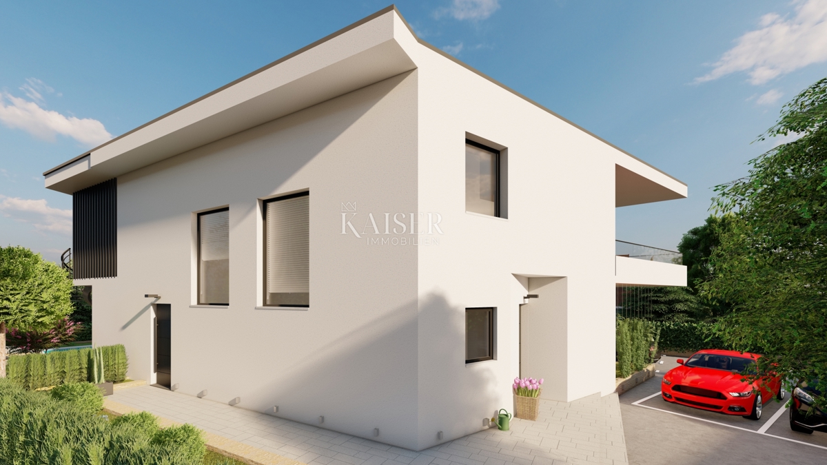 Isola di Krk, Malinska - Lussuosa casa bifamiliare con piscina privata