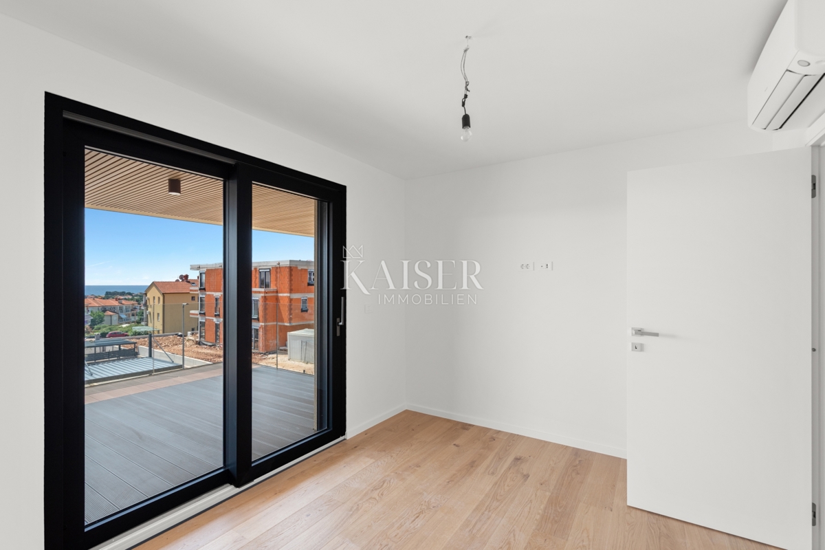 Istria, Cittanova - appartamento moderno con vista sul mare