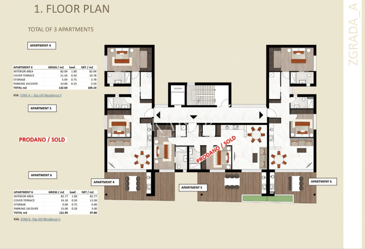 Istria, Cittanova - appartamento moderno con vista sul mare