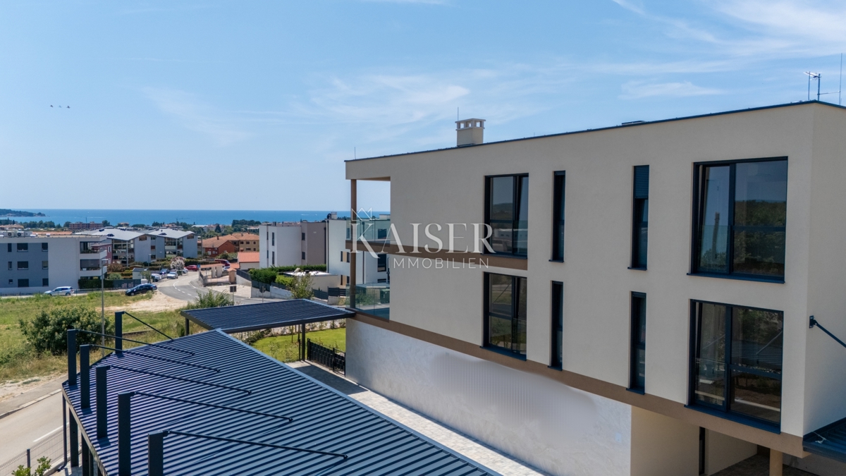 Istria, Cittanova - appartamento moderno con vista sul mare