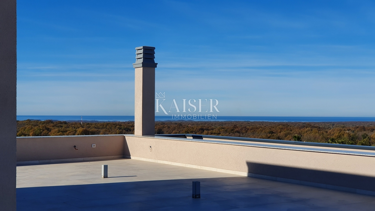 Istria - Parenzo, villa di lusso con sauna e piscina, vista mare