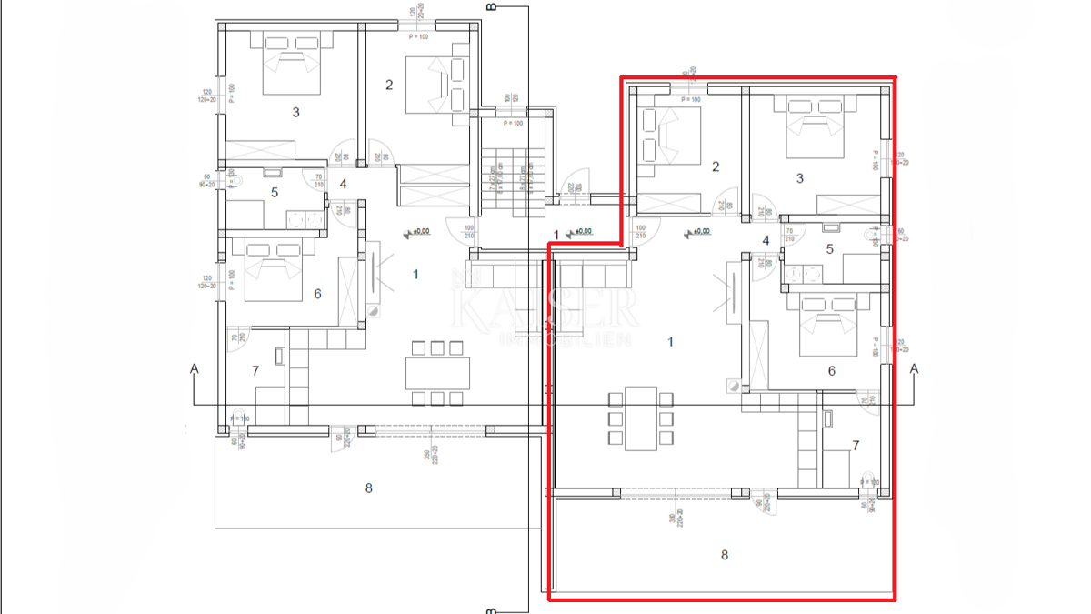 Appartamento Novigrad, 108m2