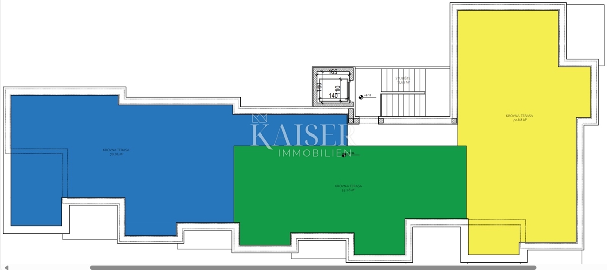 Appartamento Sveti Petar na Moru, Sveti Filip I Jakov, 73,03m2