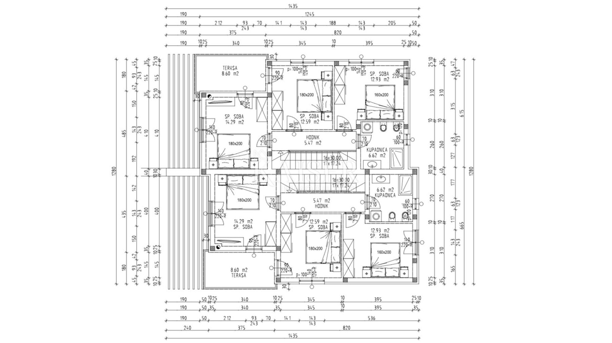 Appartamento Petrovija, Umag, 121m2