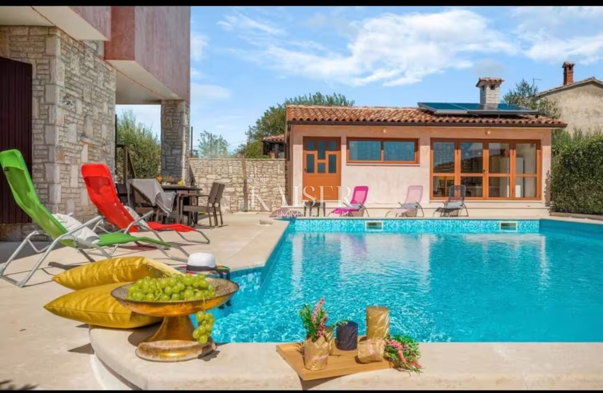 Istria, Barban - casa rustica 190m2 con piscina 