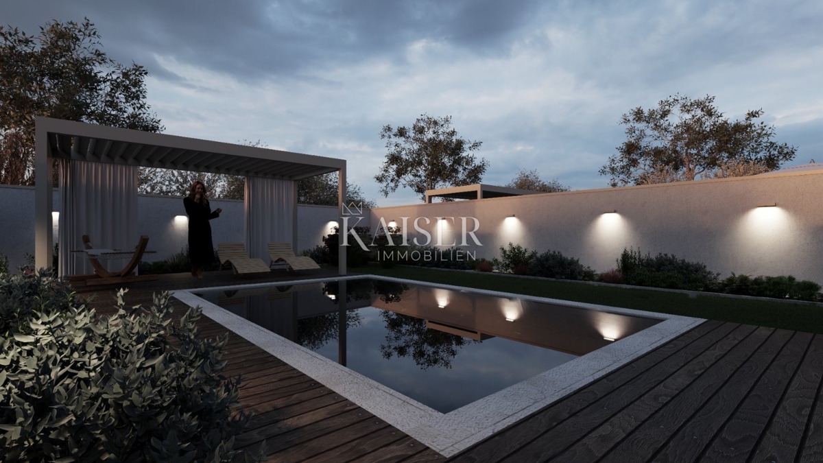 Istria, Tar - appartamento di lusso di 183m2 al piano terra con piscina