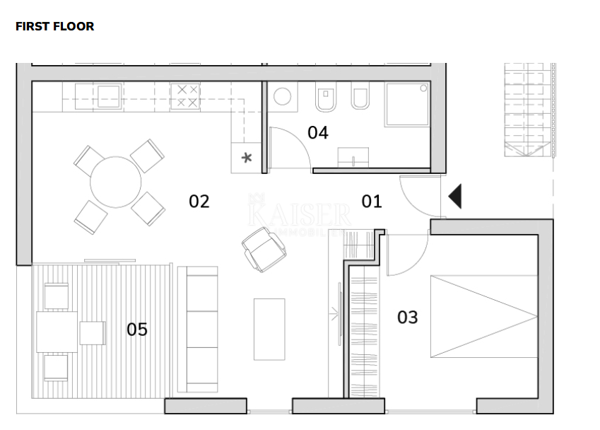 Appartamento Novigrad, 108,20m2