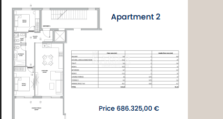Zara-Zaton | Appartamento con terrazza e vista mare