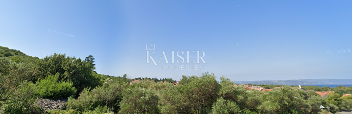 Isola di Krk, Punat - terreno 914 m2 con progetto