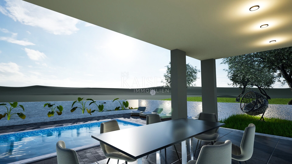 VODICE - VILLA DI LUSSO CON PISCINA E AMPIE TERRAZZE