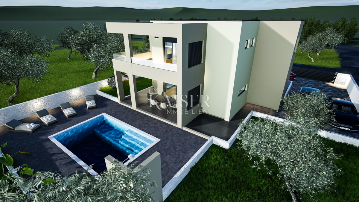 VODICE - VILLA DI LUSSO CON PISCINA E AMPIE TERRAZZE