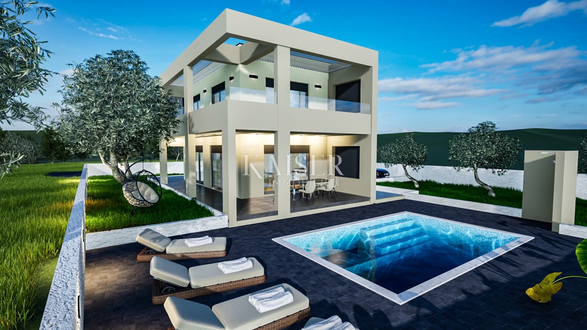 VODICE - VILLA DI LUSSO CON PISCINA E AMPIE TERRAZZE