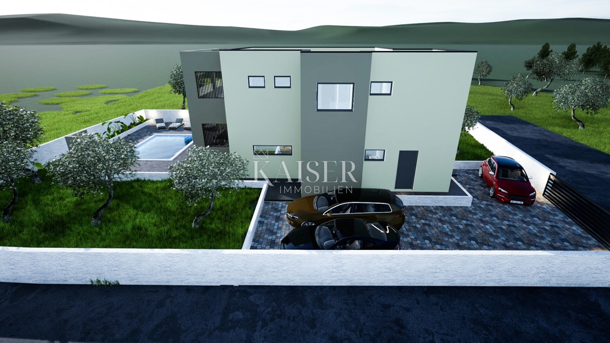 VODICE - VILLA DI LUSSO CON PISCINA E AMPIE TERRAZZE