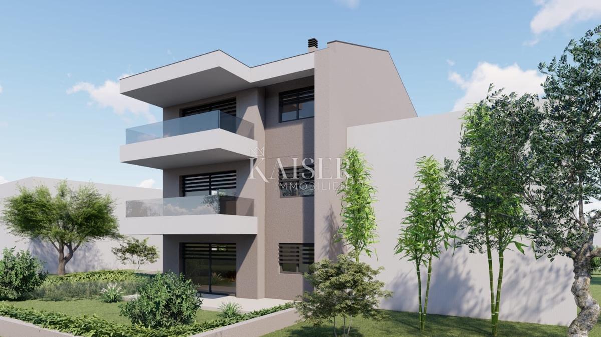 Fasana, Valbandon - appartamento con due camere da letto, nuova costruzione vicino al mare