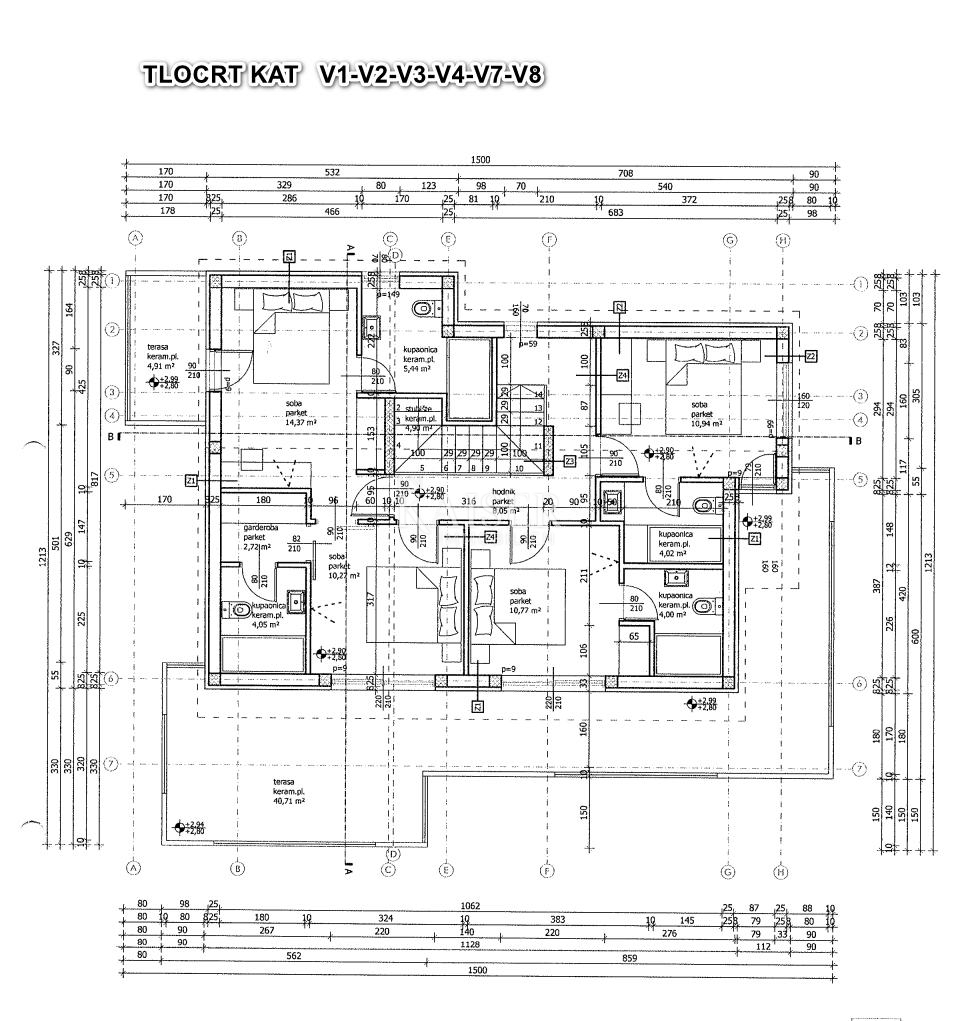 Casa Debeljak, Sukošan, 1.630m2