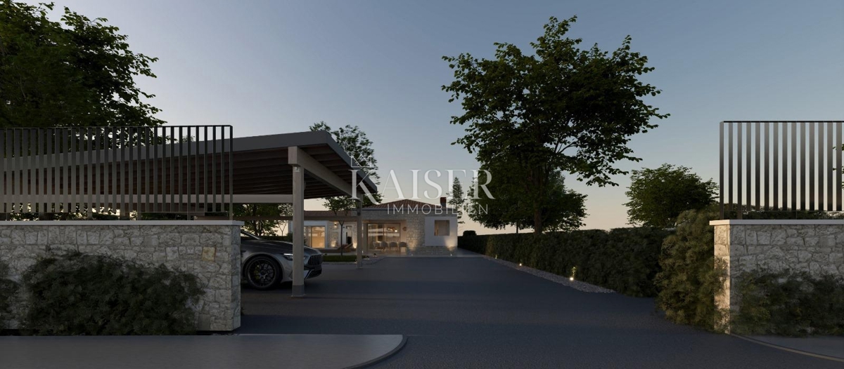 Istria - Visignano, moderna casa a un piano con piscina