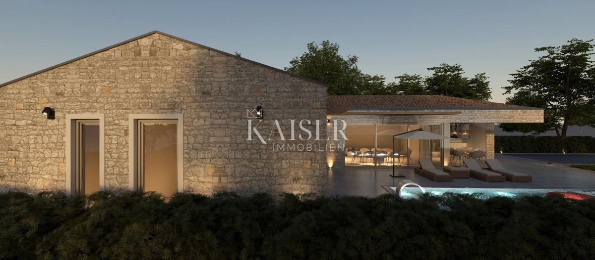 Istria - Visignano, moderna casa a un piano con piscina