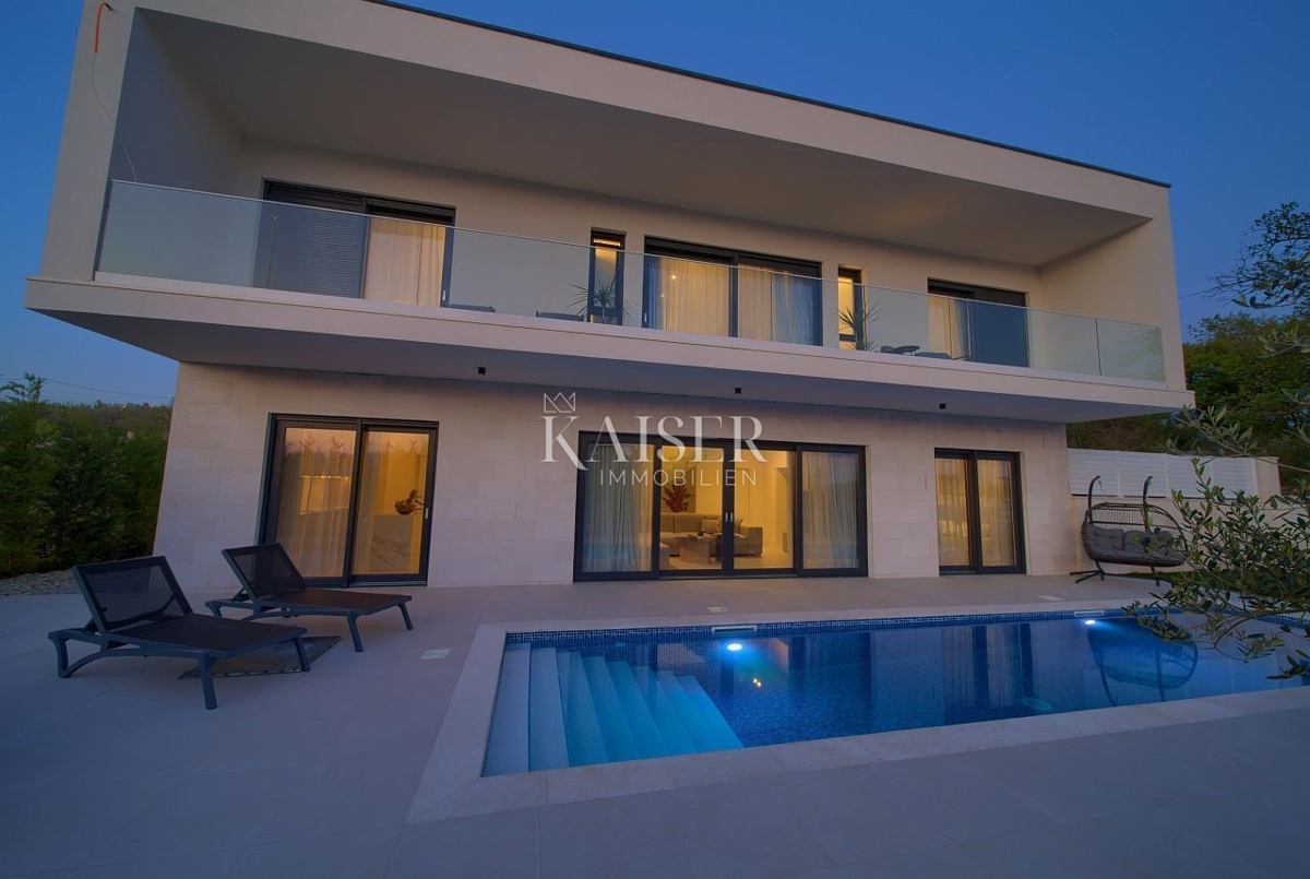 Krk, dintorni - villa di lusso con vista mare