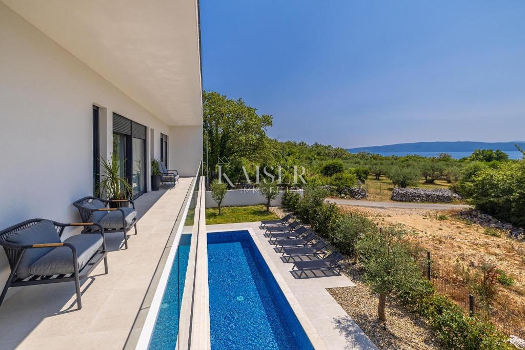 Krk, dintorni - villa di lusso con vista mare