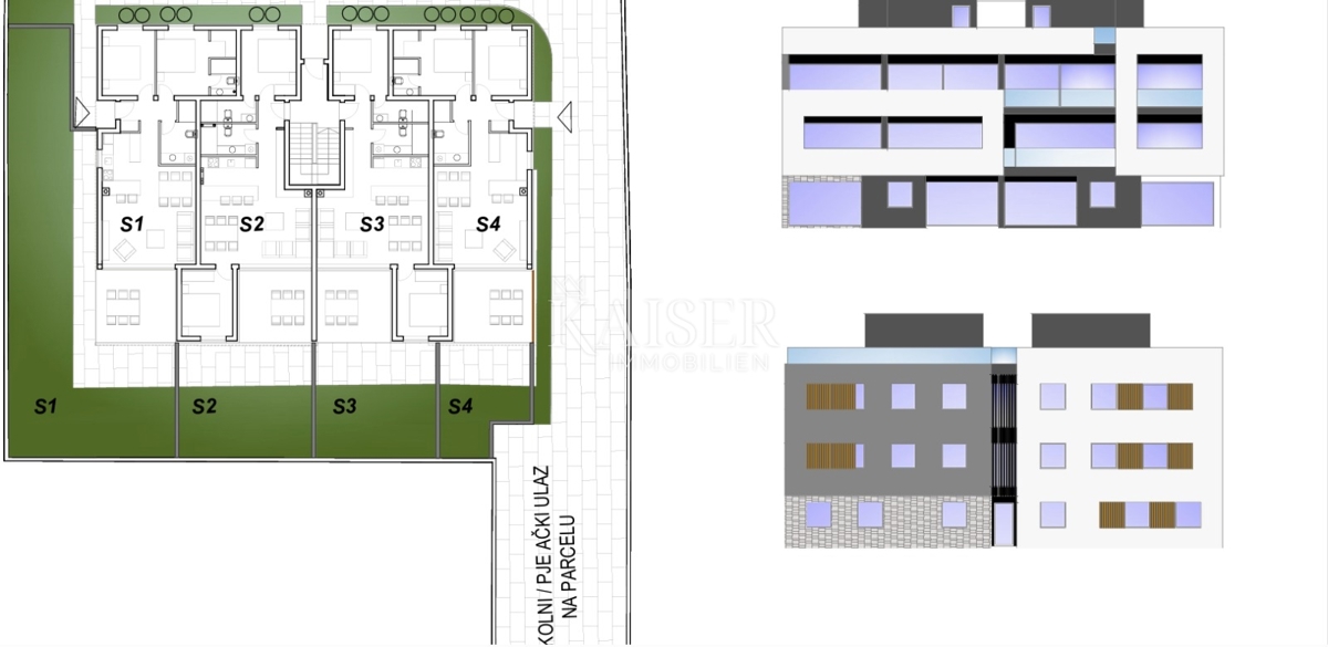 Appartamento Privlaka, 100,09m2