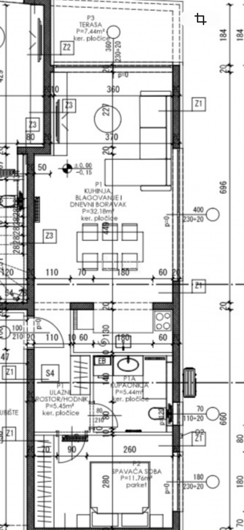 Zara – Privlaka | Prima fila al mare – appartamento moderno con giardino privato