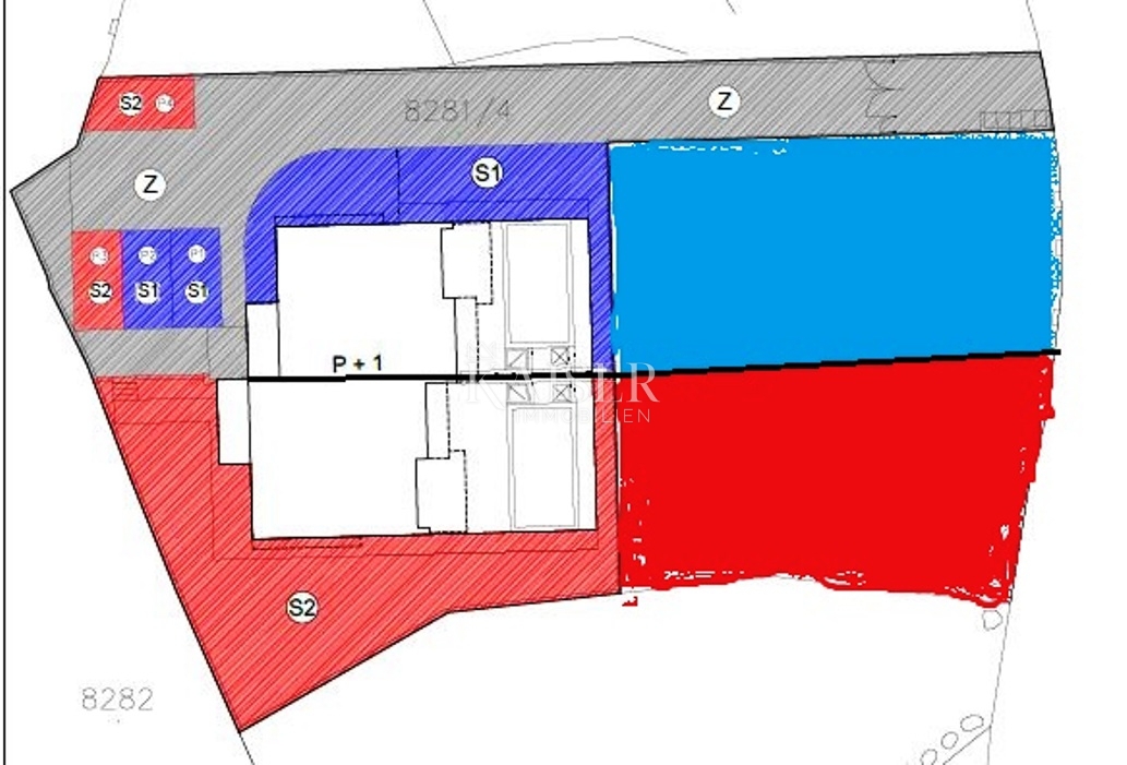 Krk, Risika - due duplex, 300 m2, vista mare