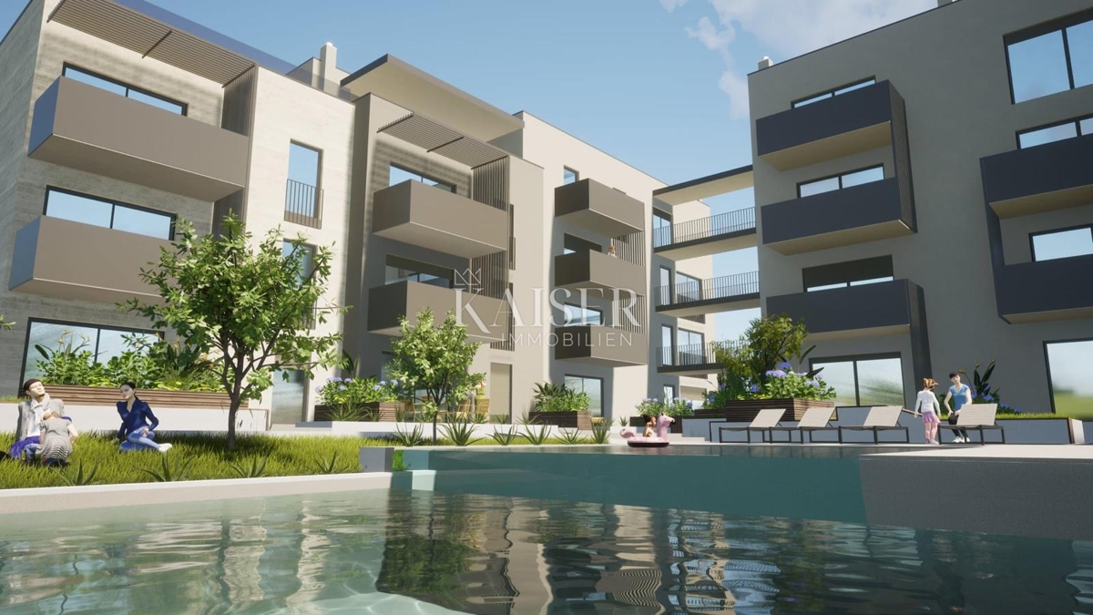 Istria - Parenzo, attico con piscina e ascensore, 3 camere da letto