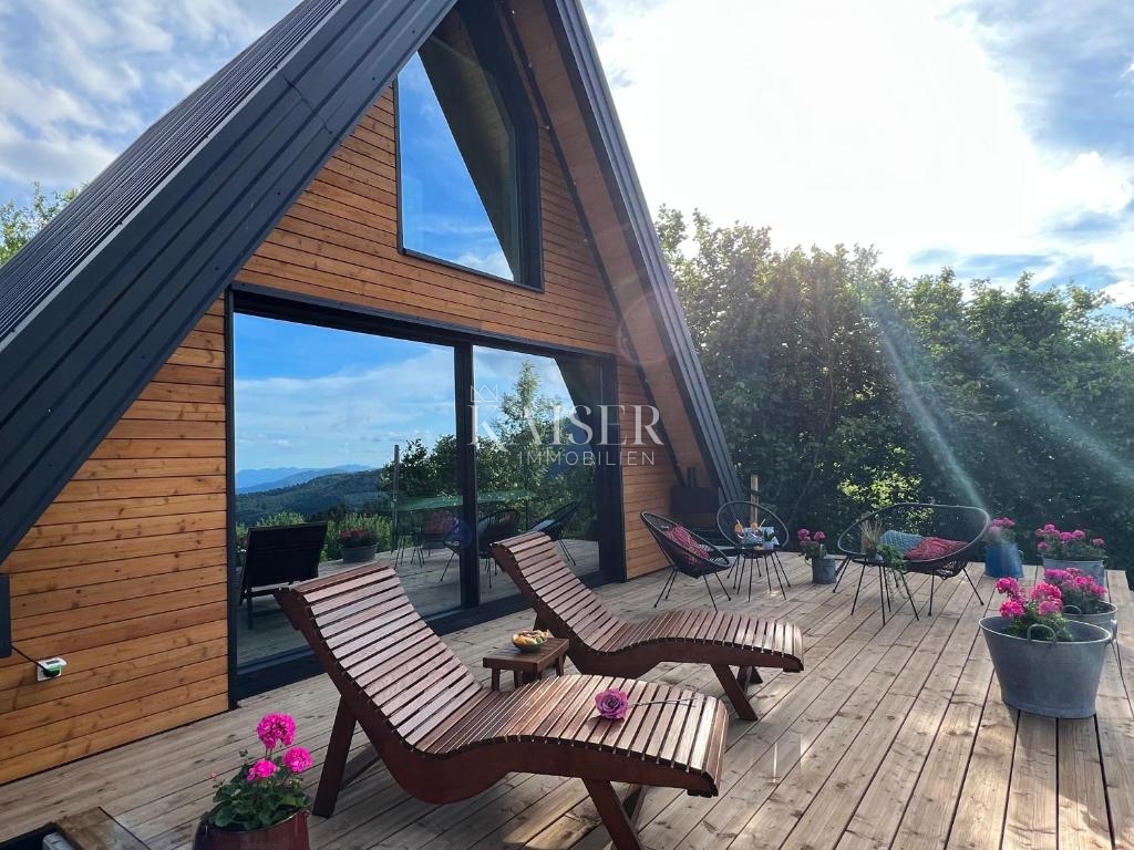 Ravna Gora, Kupjak - lussuosa villa in legno con piscina e centro benessere