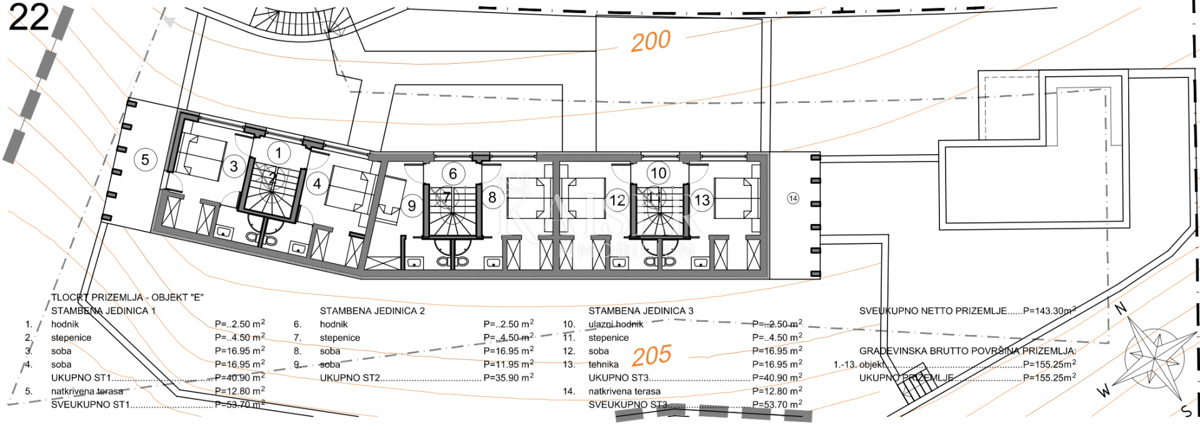 Riviera di Opatija - terreno attraente con permesso per un progetto residenziale