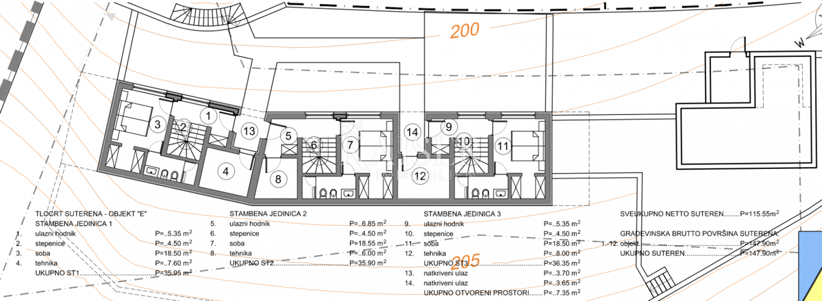 Riviera di Opatija - terreno attraente con permesso per un progetto residenziale