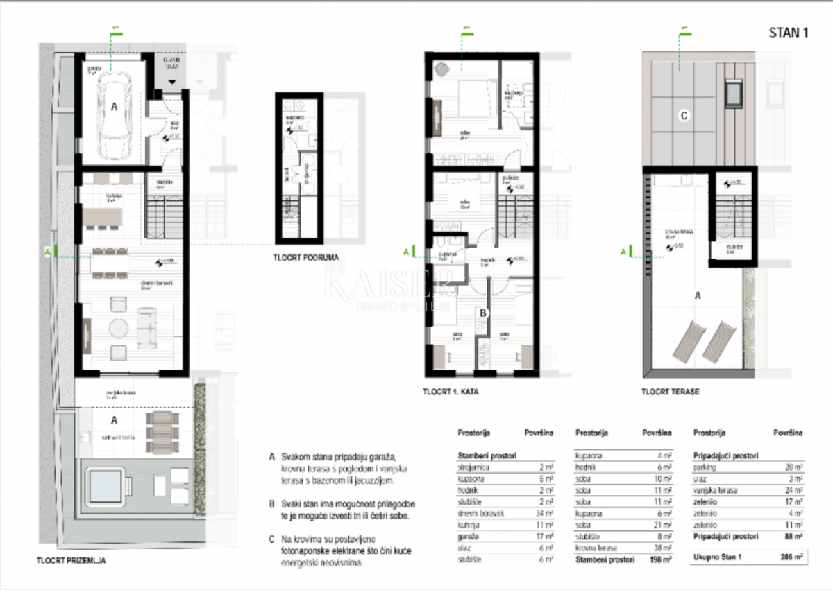 Rijeka, Kostrena - lussuoso appartamento 198m2