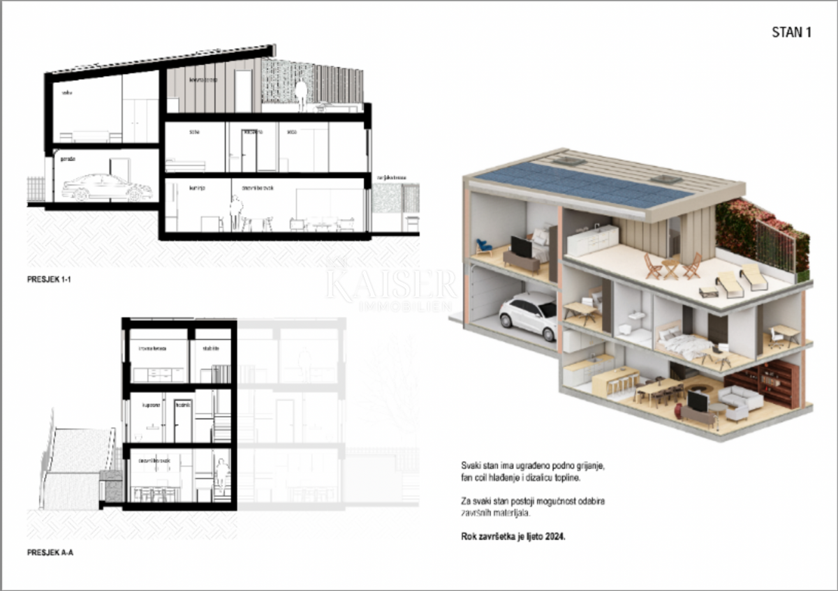 Rijeka, Kostrena - lussuoso appartamento 198m2