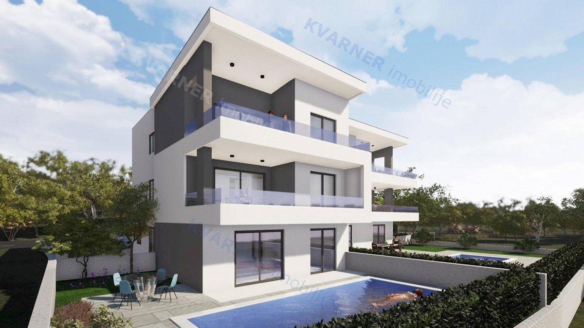 Appartamento Malinska, 120m2