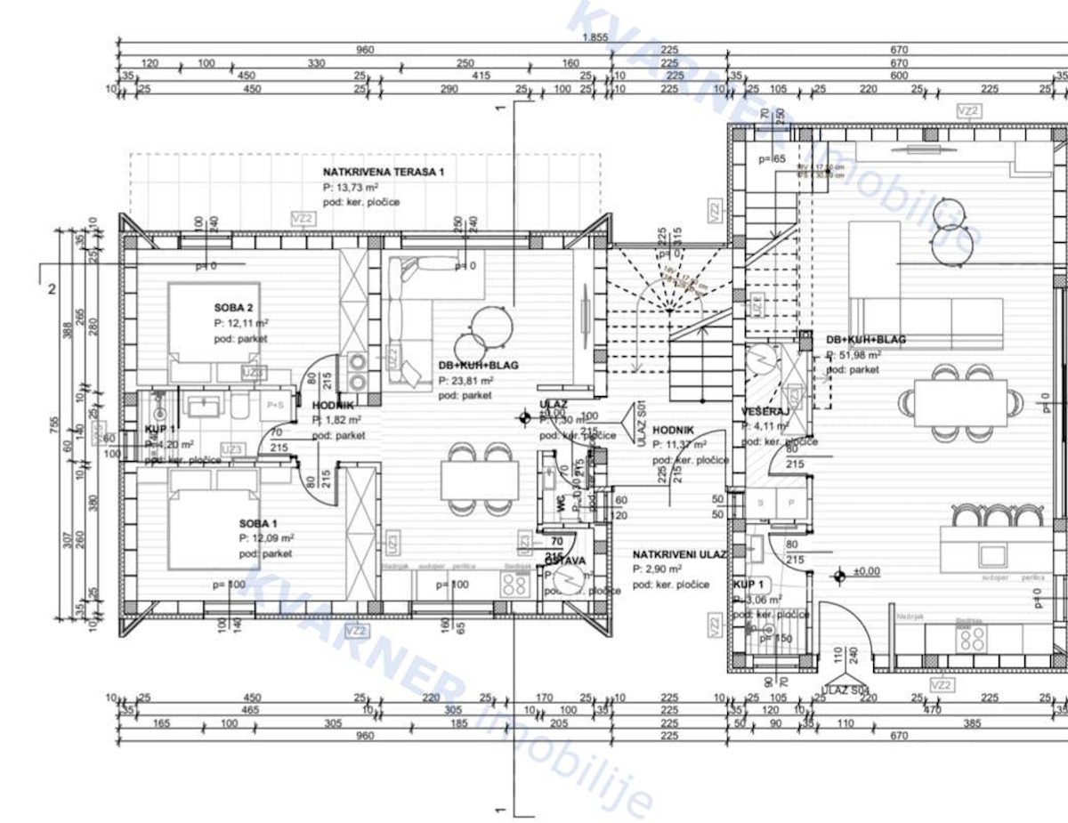 Appartamento Krk, 66m2