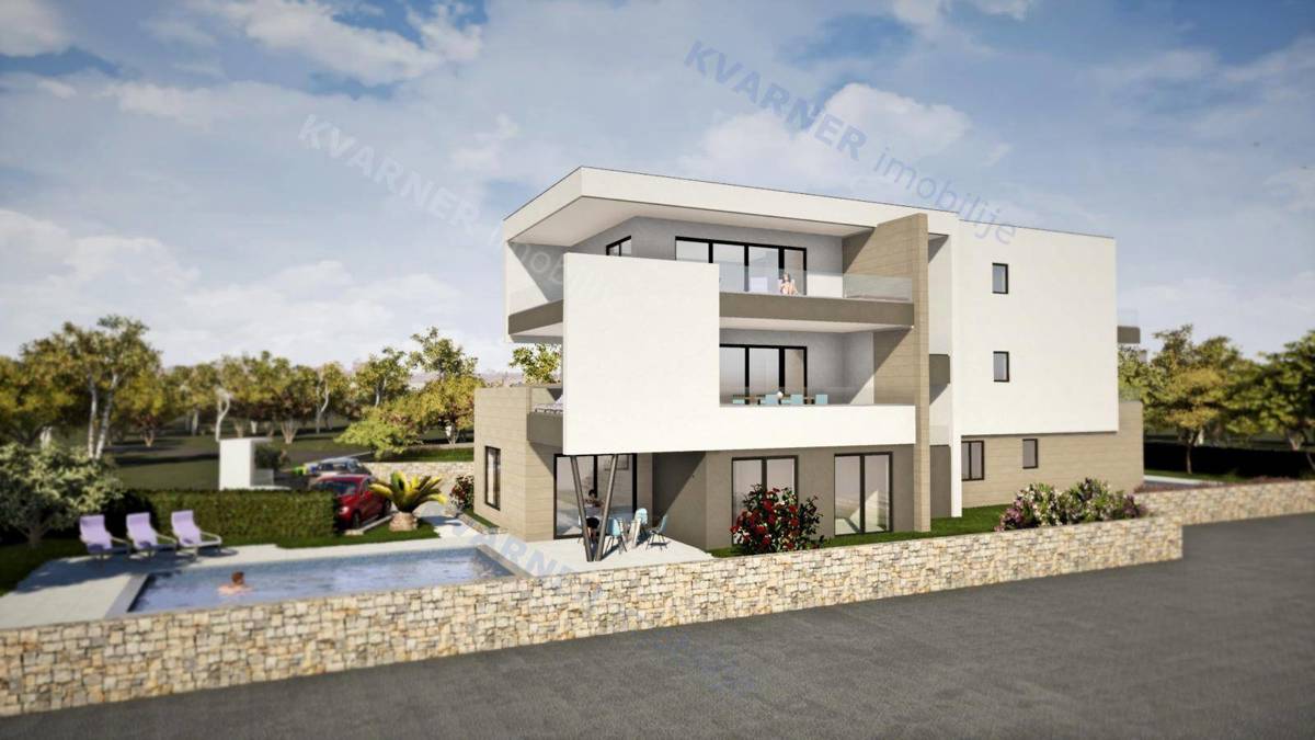 Appartamento Njivice, 72m2