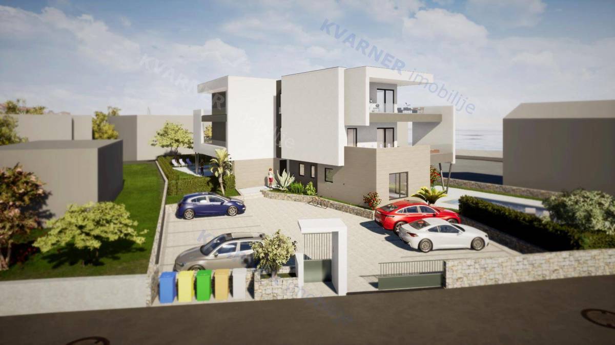 Appartamento Njivice, 72m2