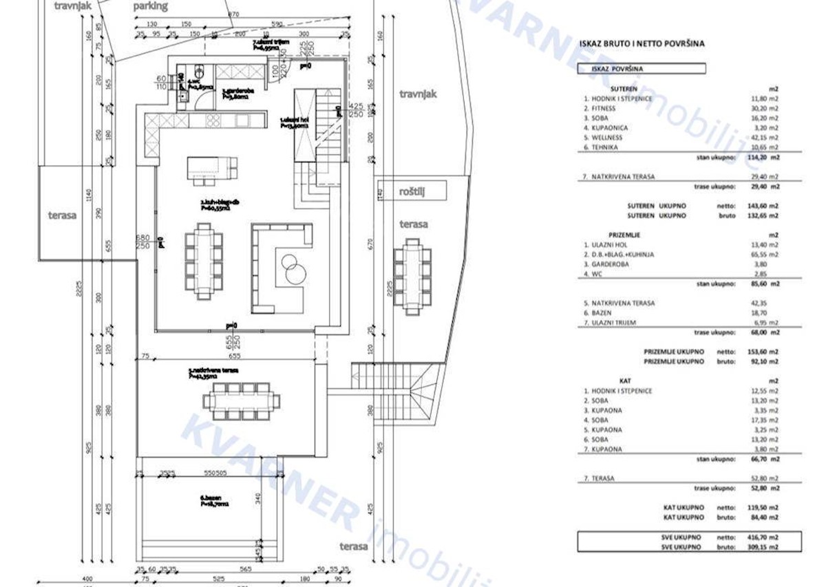 Terreno Opatija, 600m2