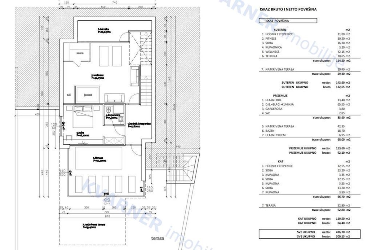 Terreno Opatija, 600m2