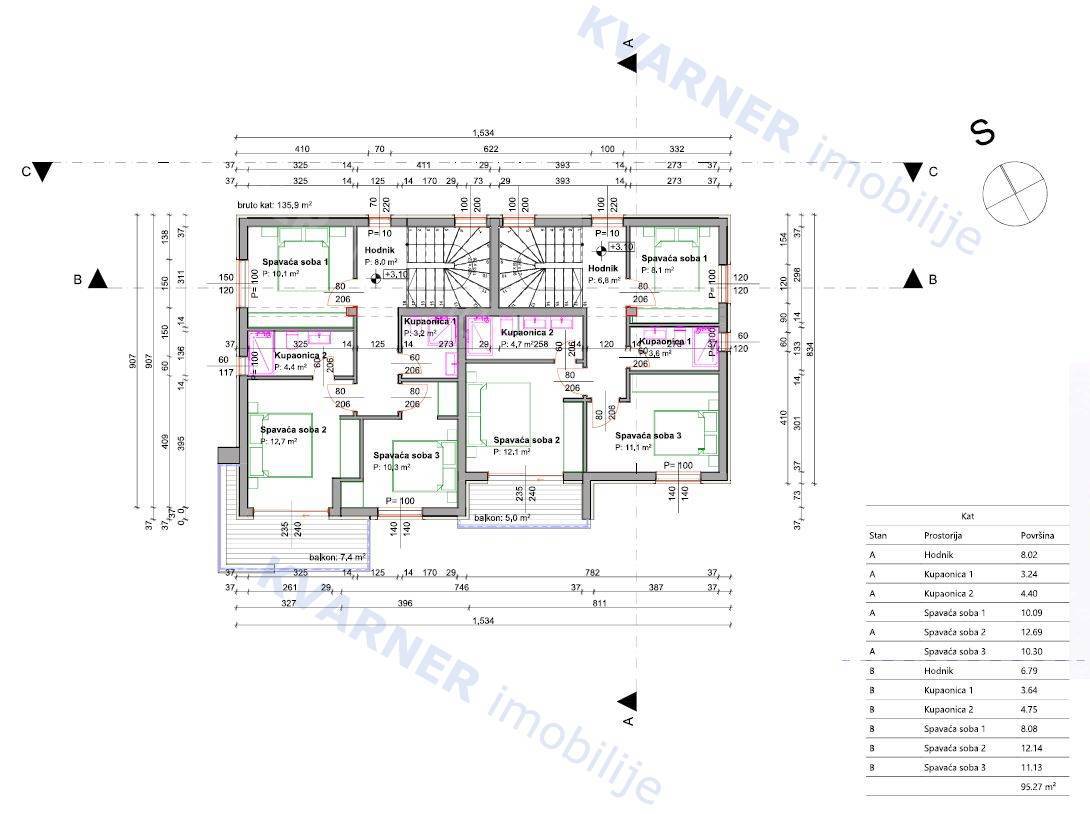 Casa Malinska, 122,80m2