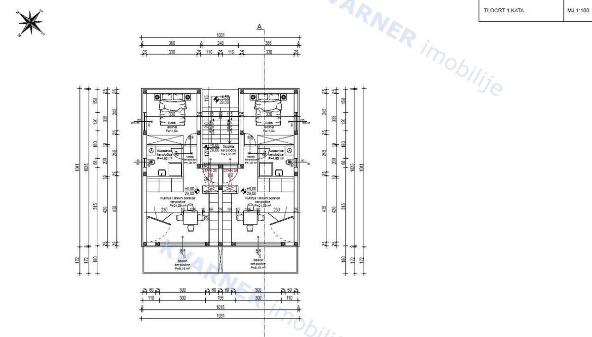 Appartamento Omišalj, 50m2
