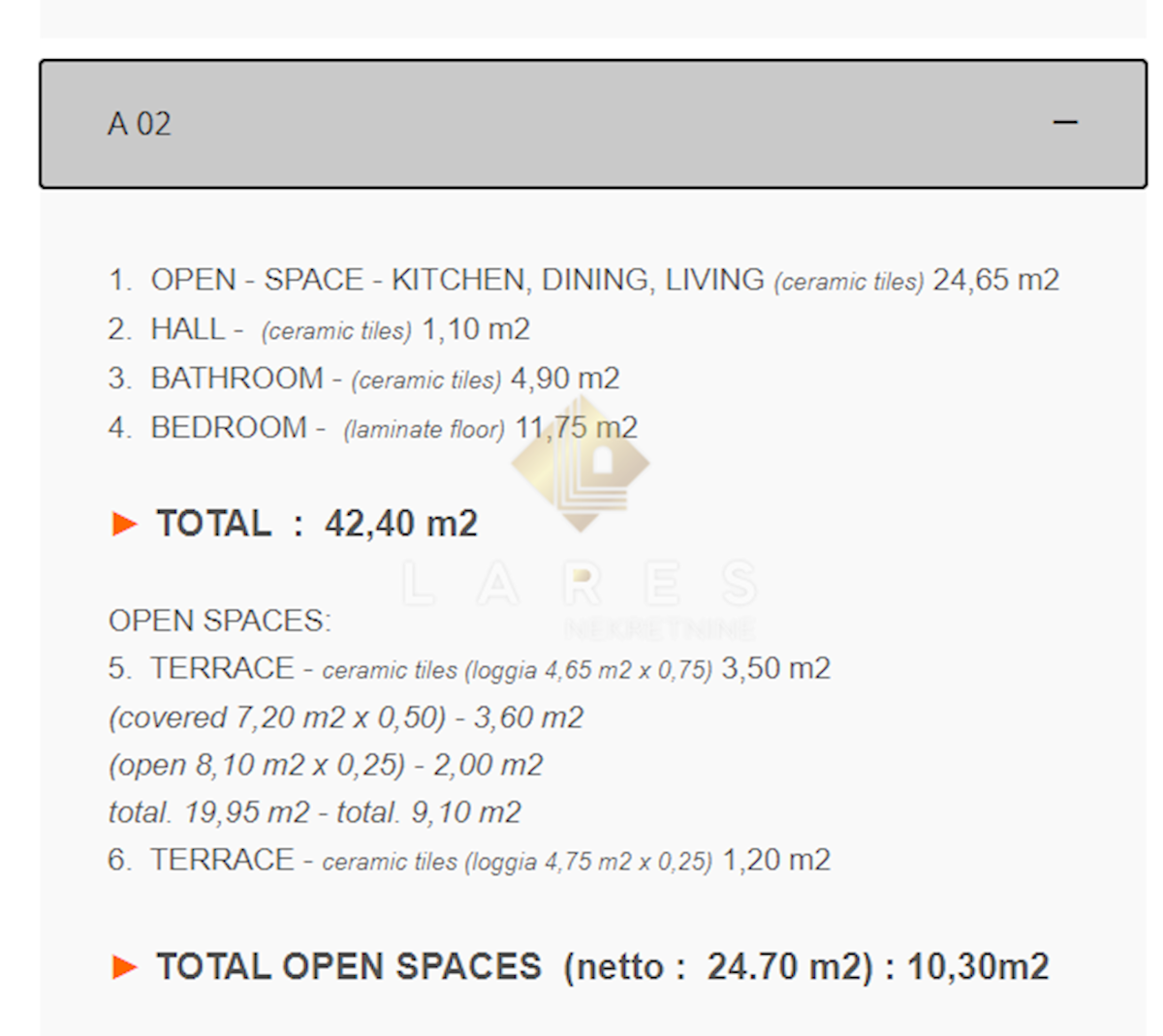 Appartamento Starigrad, Magistrala, 52,35m2