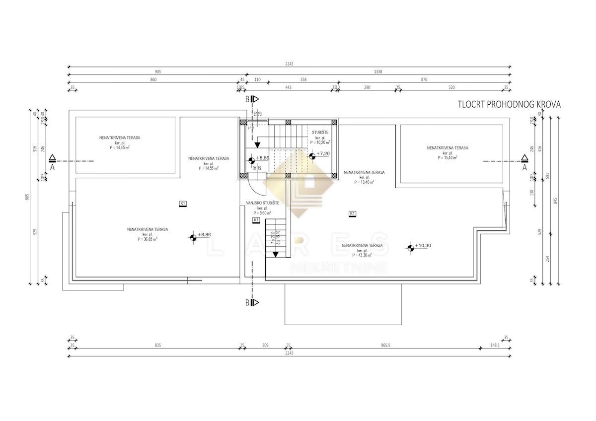 Appartamento Privlaka, 86,65m2