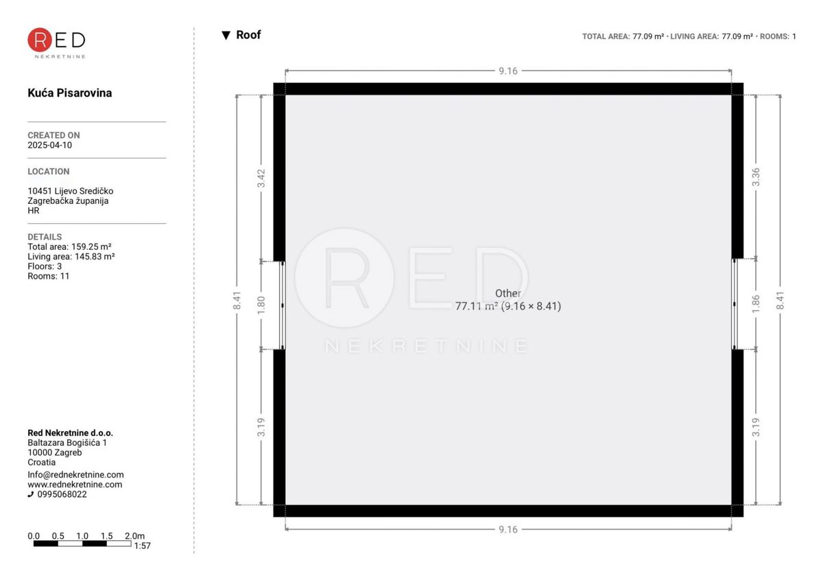 Casa Lijevo Sredičko, Pisarovina, 100m2
