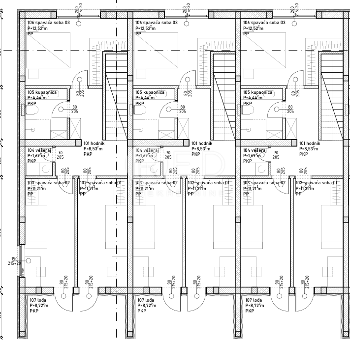 Appartamento Centar, Požega, 122m2
