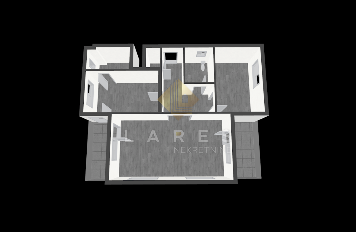 Appartamento Borik, Zadar, 93,36m2