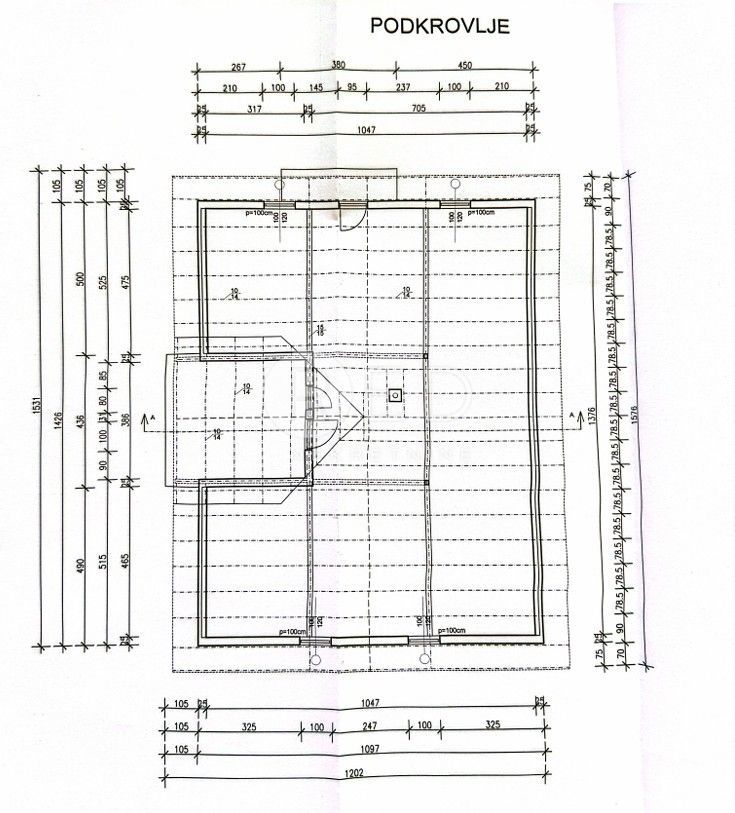 Casa Gornje Planjane, Unešić, 172m2