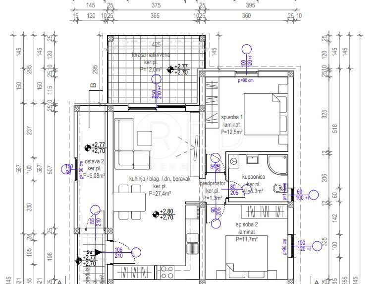 Appartamento Vir, 64m2