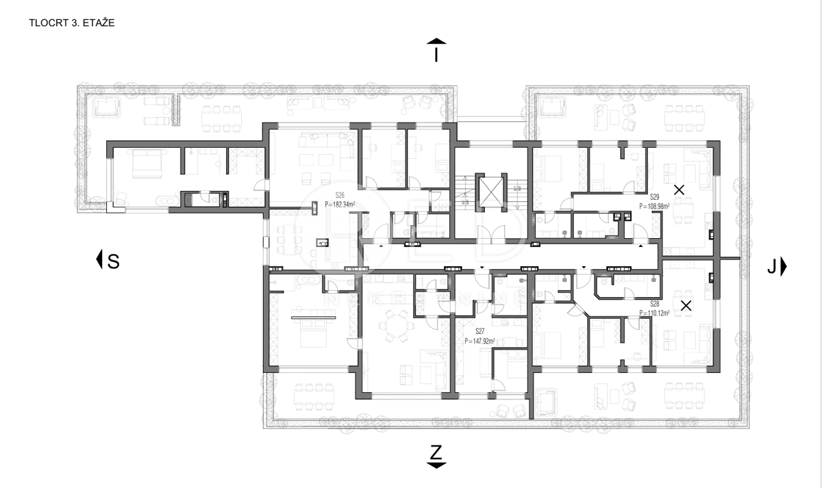Appartamento Centar, Slavonski Brod, Ulica Josipa Jurja Strossmayera, 182m2
